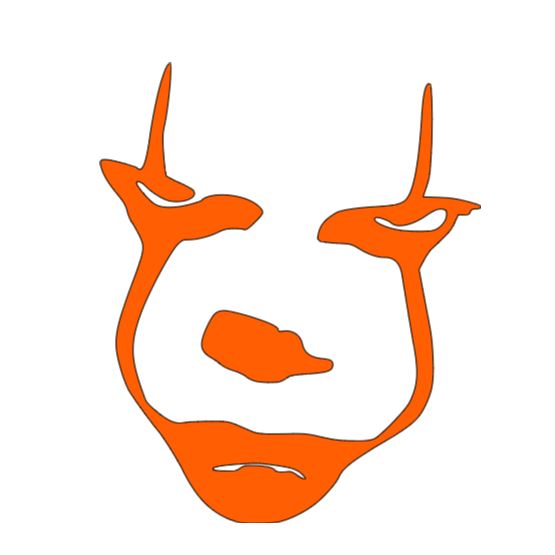 It Pennywise Clown Vinyl Decal Sticker Halloween Horror Metaphysical