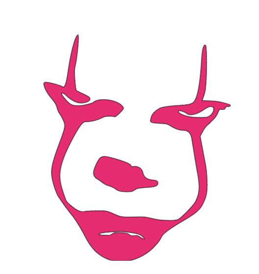 It Pennywise Clown Vinyl Decal Sticker Halloween Horror Metaphysical