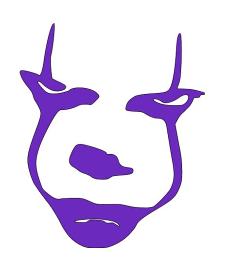 It Pennywise Clown Vinyl Decal Sticker Halloween Horror Metaphysical