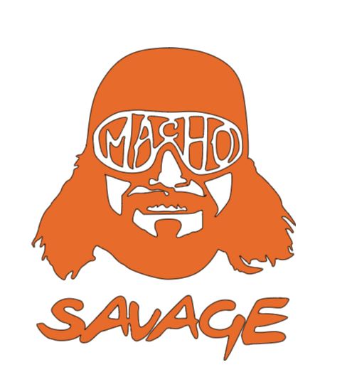 Macho Man Randy Savage Vinyl Decal Sticker Halloween Horror Wrestling