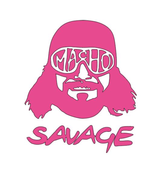 Macho Man Randy Savage Vinyl Decal Sticker Halloween Horror Wrestling