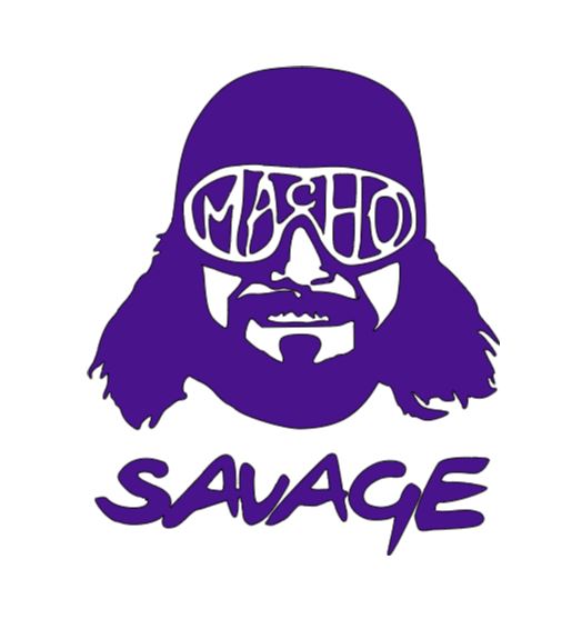 Macho Man Randy Savage Vinyl Decal Sticker Halloween Horror Wrestling