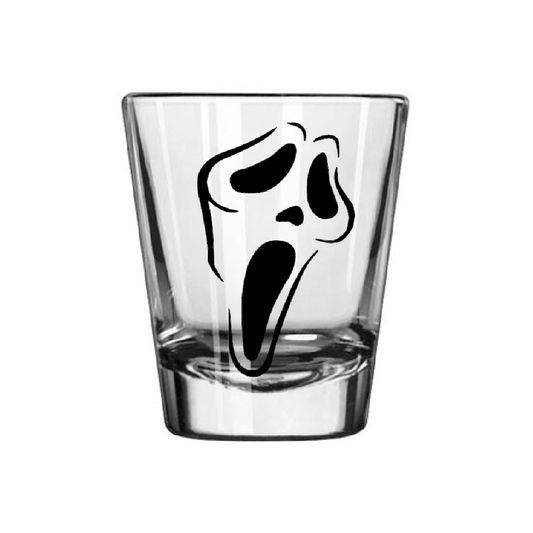 Scream Ghostface Shot Glass Barware Horror Halloween Metaphysical