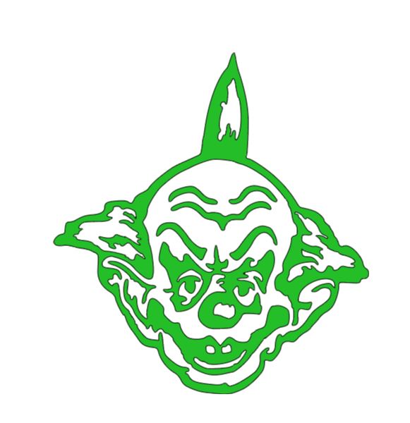 Shorty Killer Klowns Outer Space Vinyl Decal Sticker Halloween Horror Metaphysical