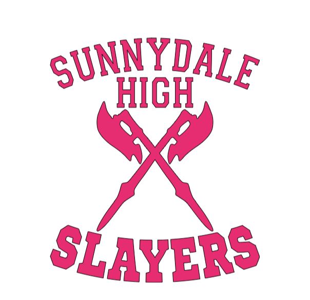 Sunnydale High Slayers Buffy Vinyl Decal Sticker Halloween Horror Metaphysical