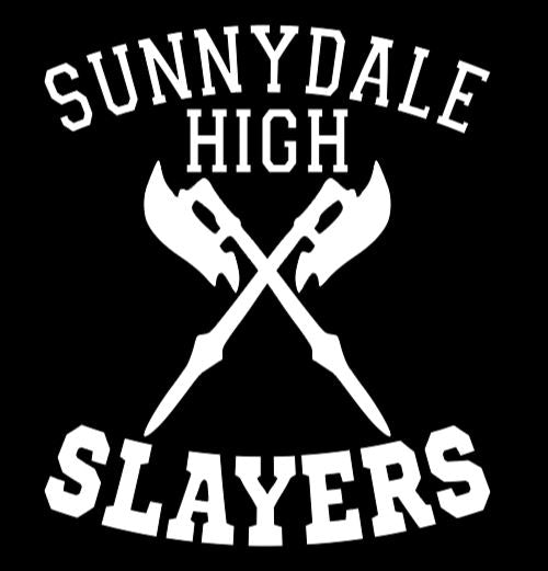 Sunnydale High Slayers Buffy Vinyl Decal Sticker Halloween Horror Metaphysical