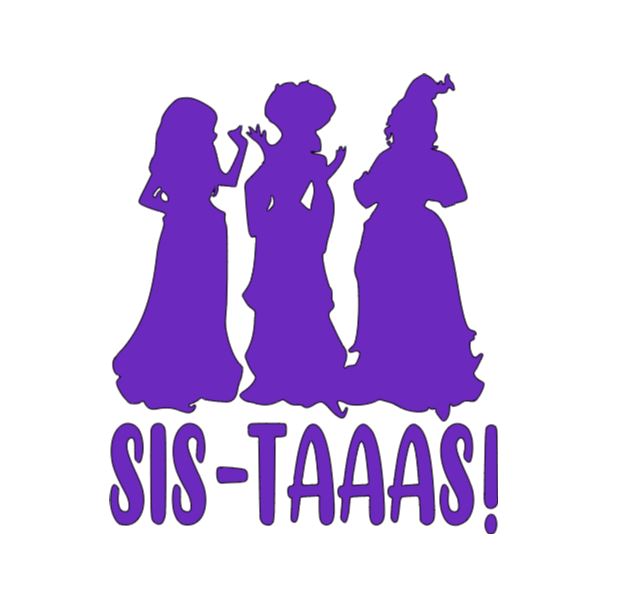 Sistaas Hocus Pocus Witch Vinyl Decal Sticker Halloween Horror Metaphysical