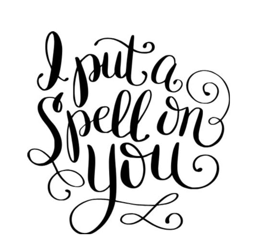 Spell on You Hocus Pocus Witch Vinyl Decal Sticker Halloween Horror Metaphysical