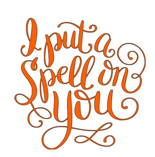 Spell on You Hocus Pocus Witch Vinyl Decal Sticker Halloween Horror Metaphysical