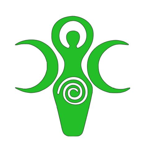 Spiral Moon Goddess Vinyl Decal Sticker Halloween Horror Metaphysical