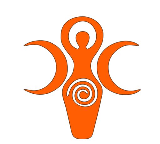 Spiral Moon Goddess Vinyl Decal Sticker Halloween Horror Metaphysical