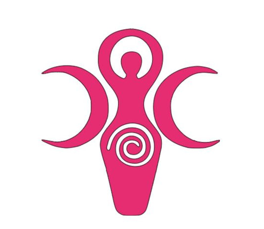 Spiral Moon Goddess Vinyl Decal Sticker Halloween Horror Metaphysical