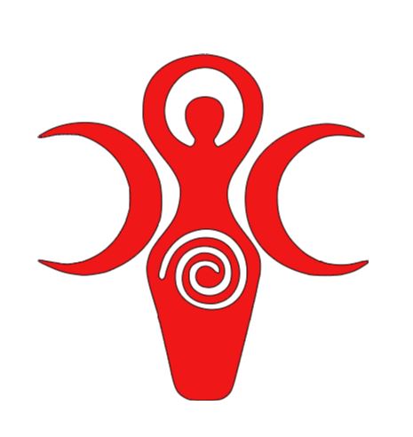 Spiral Moon Goddess Vinyl Decal Sticker Halloween Horror Metaphysical