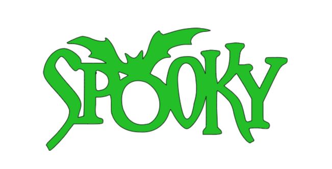 Spooky Bat Witchy Vinyl Decal Sticker Halloween Horror Metaphysical