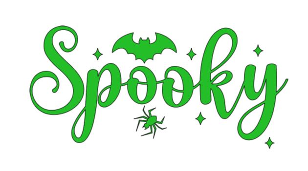 Spooky Bat Witchy Vinyl Decal Sticker Halloween Horror Metaphysical