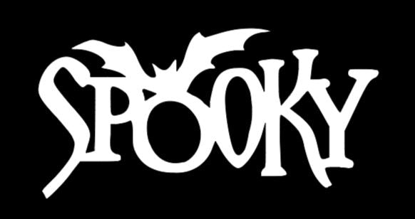 Spooky Bat Witchy Vinyl Decal Sticker Halloween Horror Metaphysical