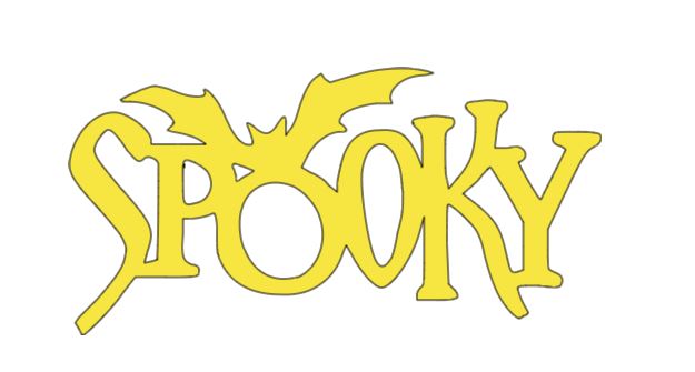 Spooky Bat Witchy Vinyl Decal Sticker Halloween Horror Metaphysical