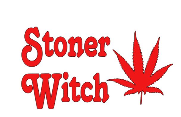 Stoner Witch Vinyl Decal Sticker Halloween Horror Metaphysical