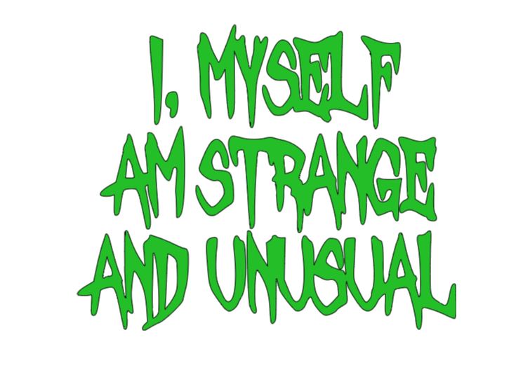 Strange and Unusual Beetlejuice Vinyl Decal Sticker Halloween Horror Metaphysical