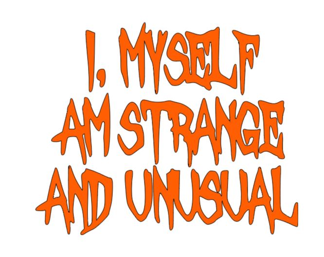 Strange and Unusual Beetlejuice Vinyl Decal Sticker Halloween Horror Metaphysical