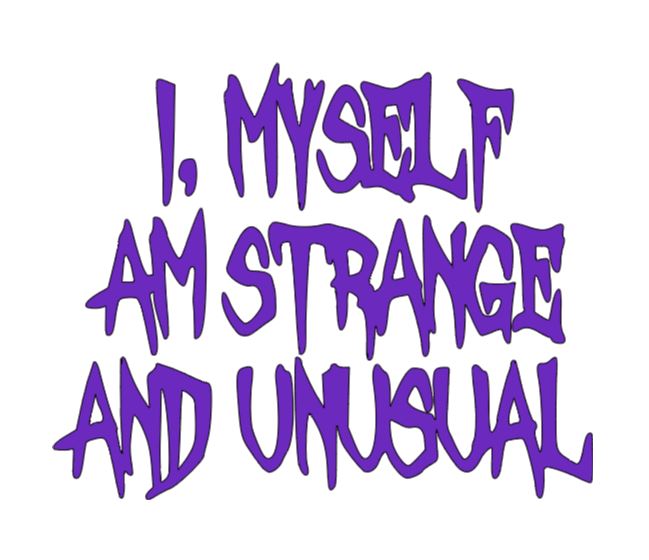 Strange and Unusual Beetlejuice Vinyl Decal Sticker Halloween Horror Metaphysical