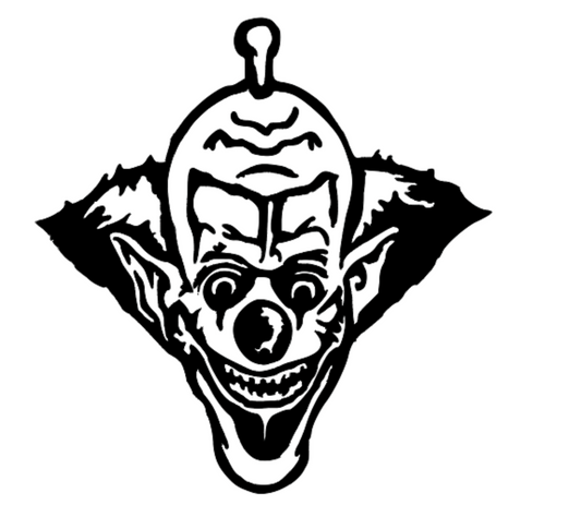 Stretch Killer Klowns Outer Space Vinyl Decal Sticker Halloween Horror Metaphysical
