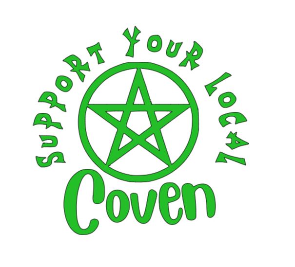 Support Local Coven Witch Vinyl Decal Sticker Halloween Horror Metaphysical