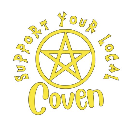 Support Local Coven Witch Vinyl Decal Sticker Halloween Horror Metaphysical