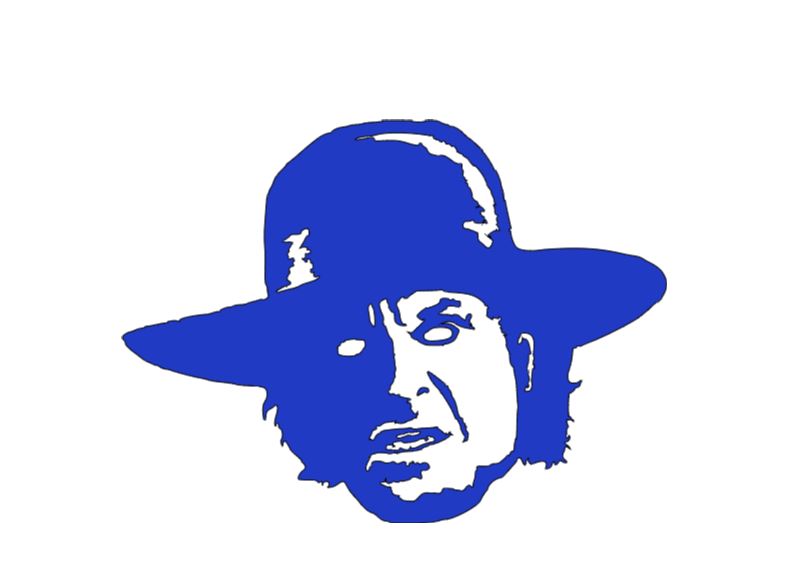 Undertaker Vinyl Decal Sticker Halloween Horror Wrestling