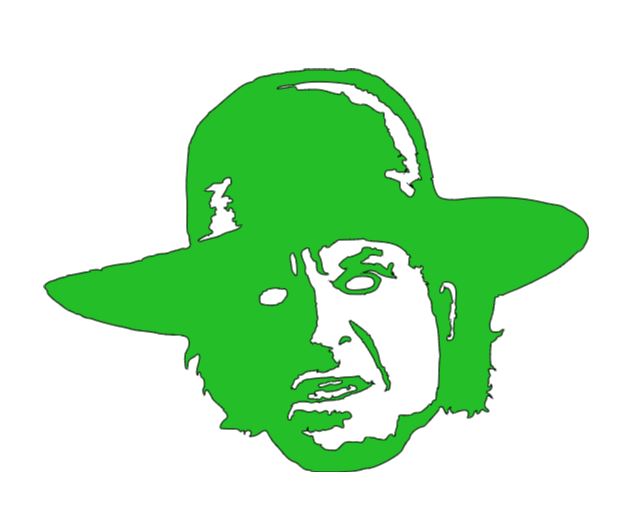Undertaker Vinyl Decal Sticker Halloween Horror Wrestling