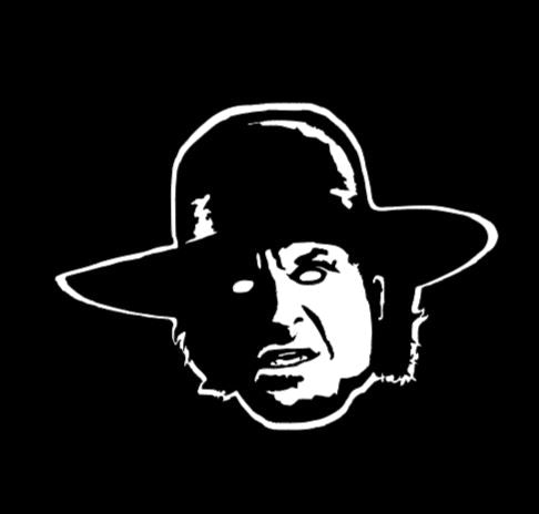 Undertaker Vinyl Decal Sticker Halloween Horror Wrestling