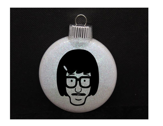 Tina Bob's Burgers Glitter Christmas Ornament Shatterproof Horror Halloween
