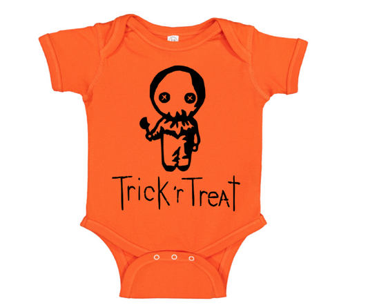 Sam Trick 'r Treat Childrens Bodysuit Newborn 24 Months Horror Halloween
