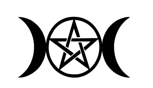 Triple Moon Vinyl Decal Sticker Halloween Horror Metaphysical