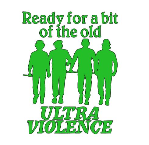 Clockwork Orange Droogs Ultra Violence Vinyl Decal Sticker Halloween Horror Metaphysical