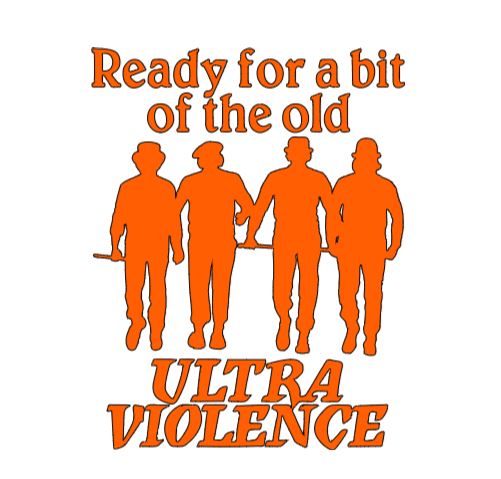 Clockwork Orange Droogs Ultra Violence Vinyl Decal Sticker Halloween Horror Metaphysical