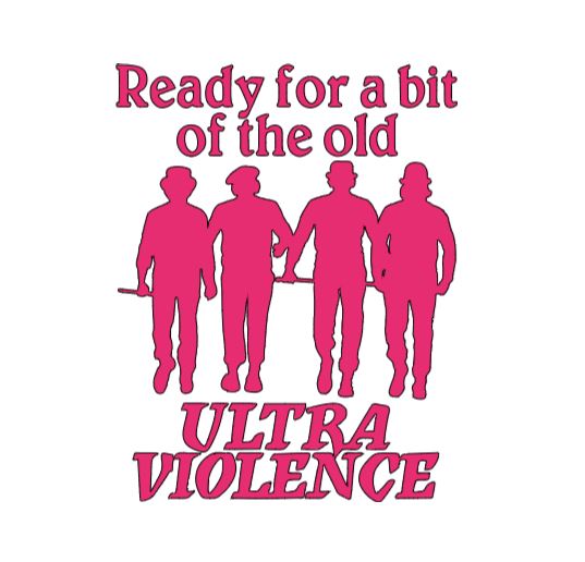 Clockwork Orange Droogs Ultra Violence Vinyl Decal Sticker Halloween Horror Metaphysical