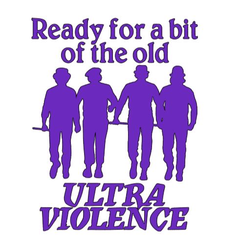 Clockwork Orange Droogs Ultra Violence Vinyl Decal Sticker Halloween Horror Metaphysical
