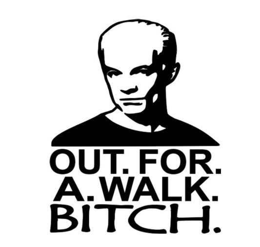 Spike Walk Bitch Buffy Vinyl Decal Sticker Halloween Horror Metaphysical