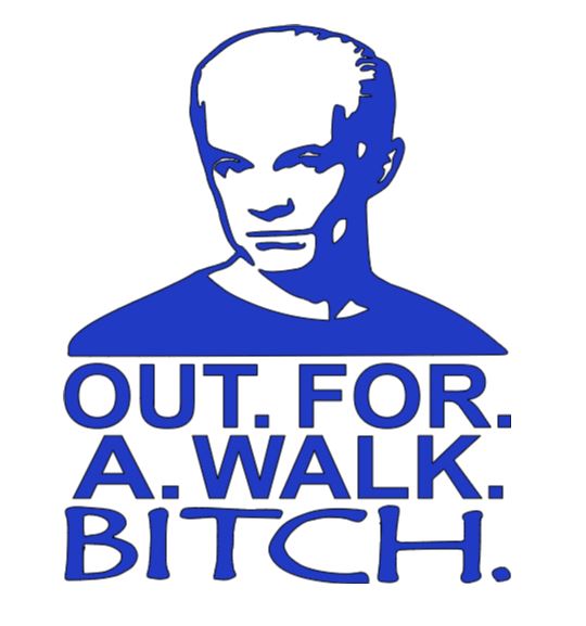 Spike Walk Bitch Buffy Vinyl Decal Sticker Halloween Horror Metaphysical