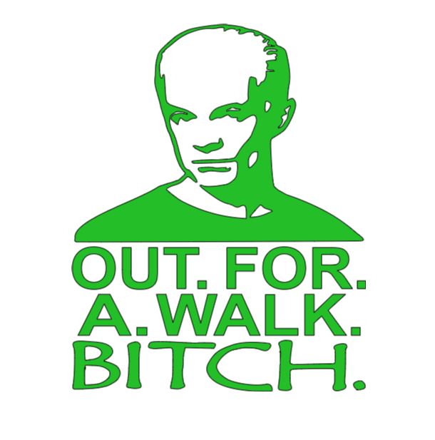 Spike Walk Bitch Buffy Vinyl Decal Sticker Halloween Horror Metaphysical