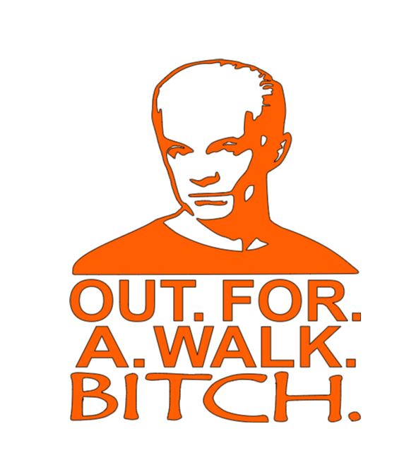Spike Walk Bitch Buffy Vinyl Decal Sticker Halloween Horror Metaphysical