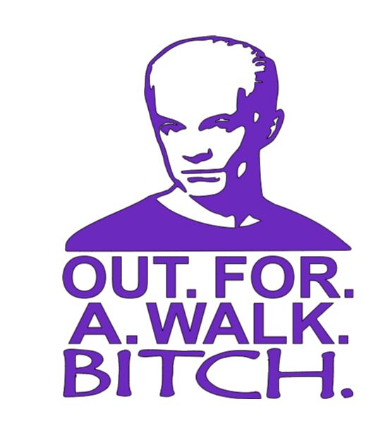 Spike Walk Bitch Buffy Vinyl Decal Sticker Halloween Horror Metaphysical