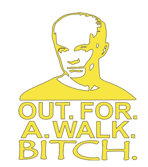 Spike Walk Bitch Buffy Vinyl Decal Sticker Halloween Horror Metaphysical