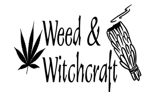 Weed and Witchcraft Vinyl Decal Sticker Halloween Horror Metaphysical