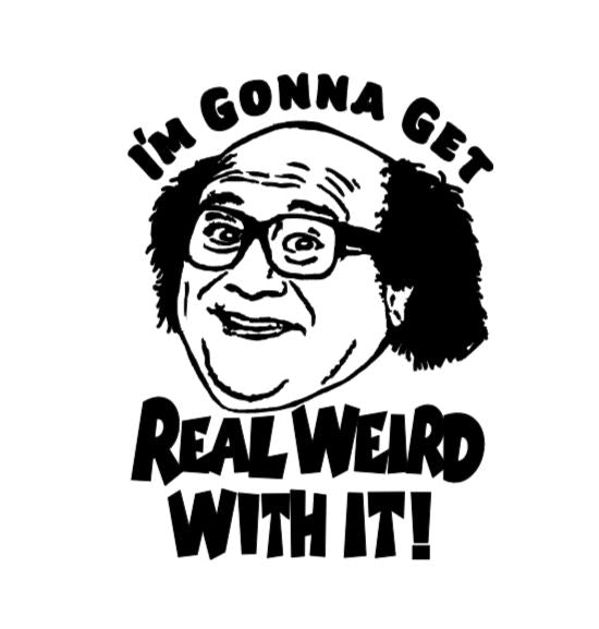 Frank Weird Always Sunny Philadelphia Vinyl Decal Sticker Halloween Horror