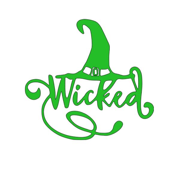 Wicked Witch Vinyl Decal Sticker Halloween Horror Metaphysical