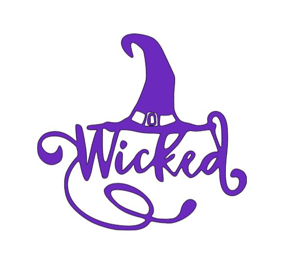 Wicked Witch Vinyl Decal Sticker Halloween Horror Metaphysical