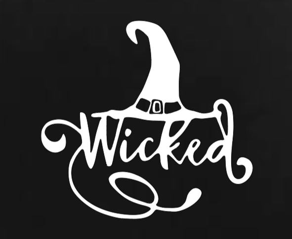 Wicked Witch Vinyl Decal Sticker Halloween Horror Metaphysical