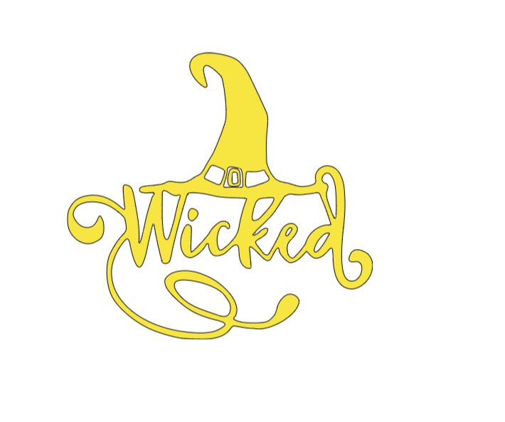 Wicked Witch Vinyl Decal Sticker Halloween Horror Metaphysical